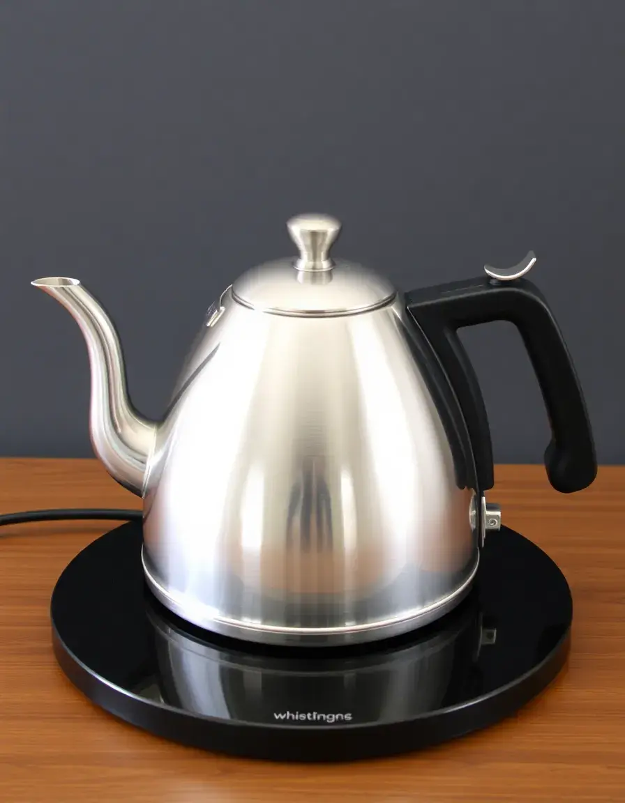 Bouilloire sifflante induction en inox