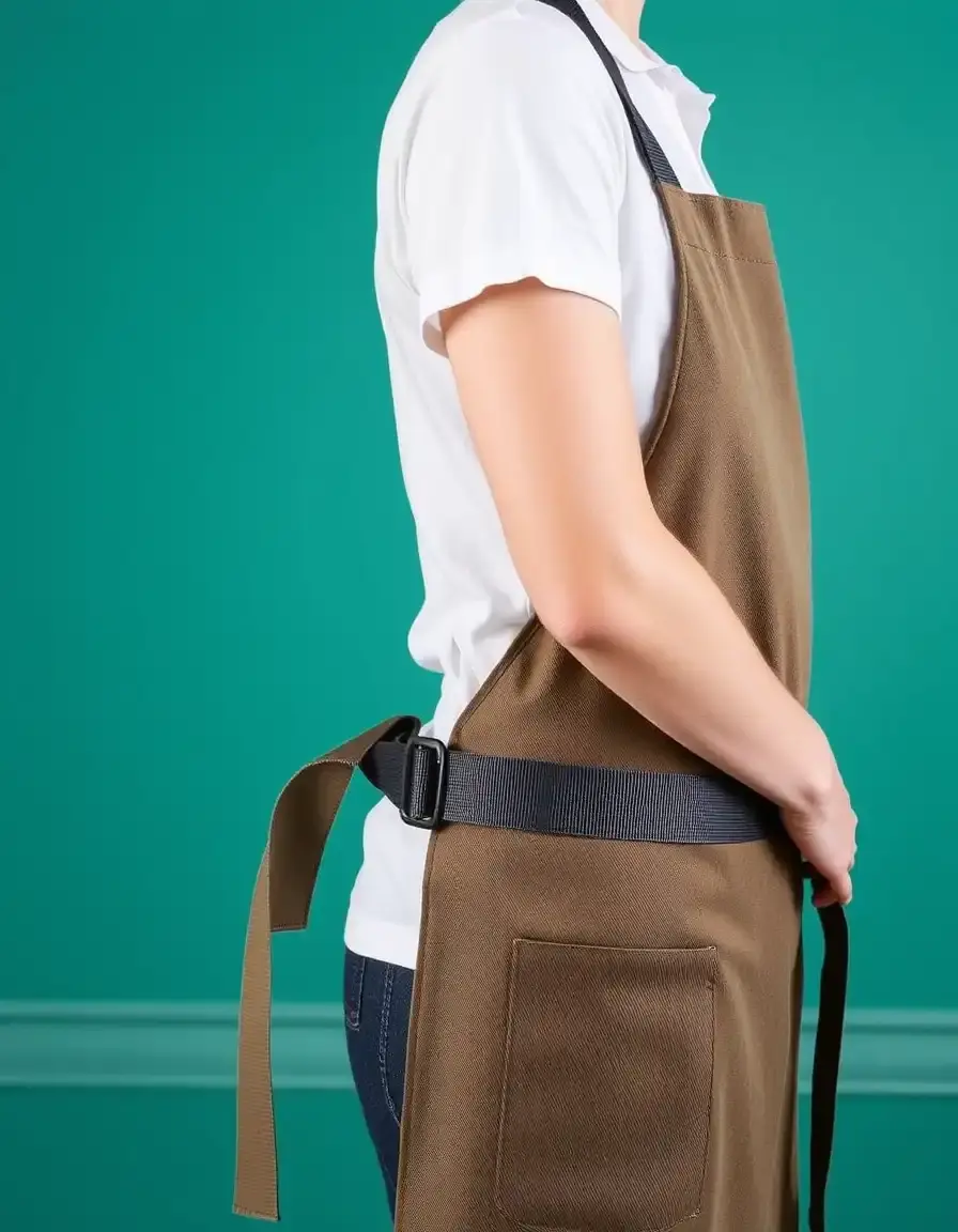 Sangle ajustable pour tablier de cuisine en textile robuste