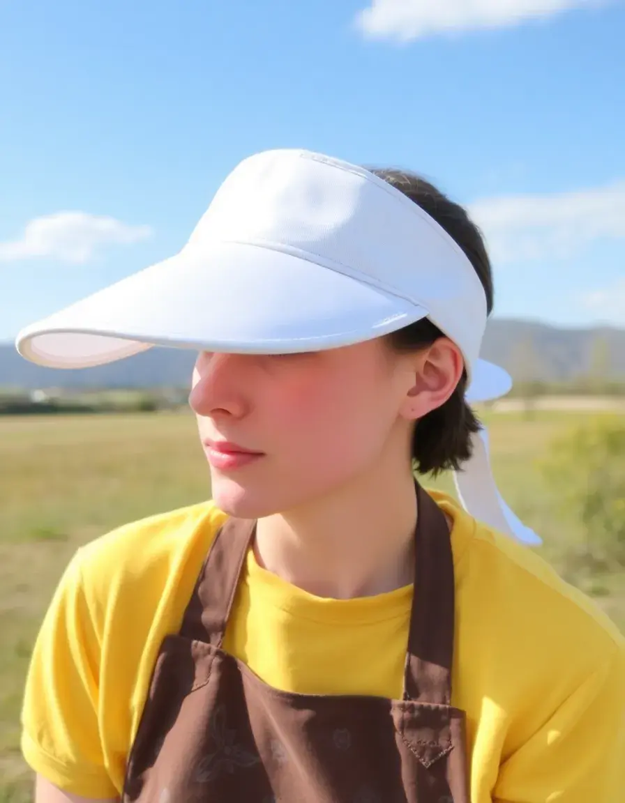 Visière de cuisine avec sangle réglable