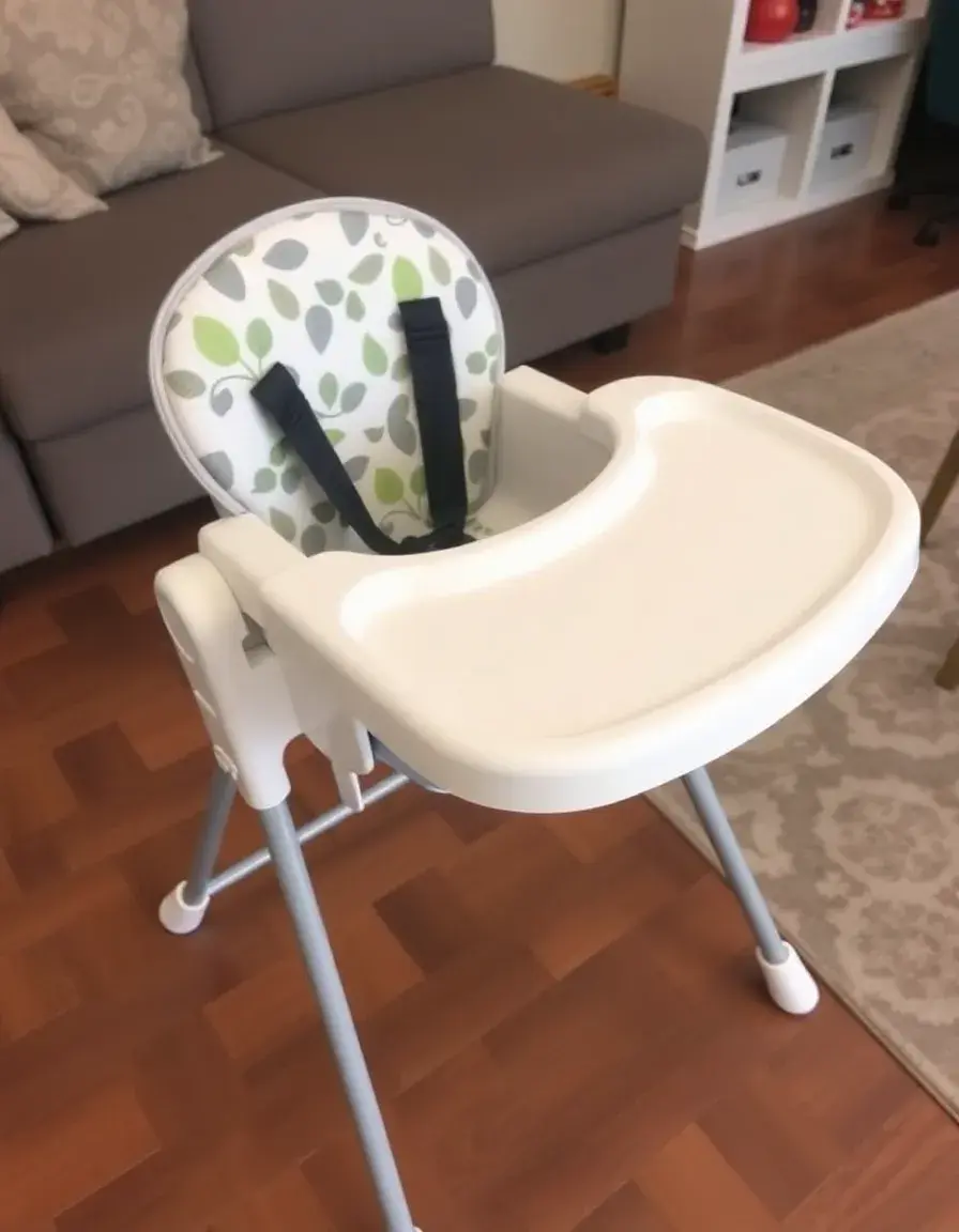 Chaise haute pour bébé ajustable avec plateau