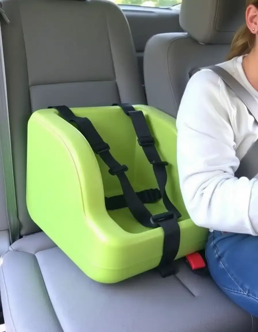 Siège d'appoint portable pour tout-petits avec sangles