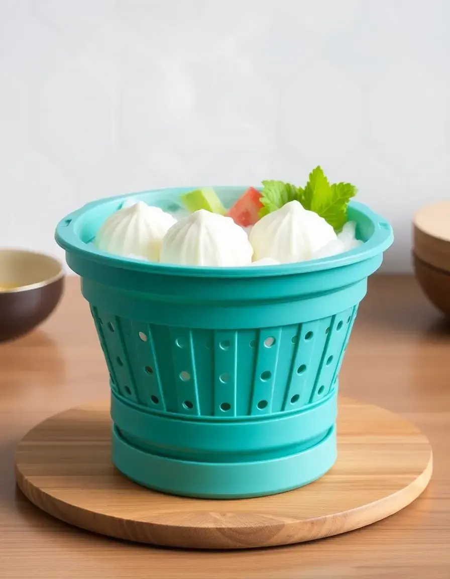 Panier vapeur pliable en silicone