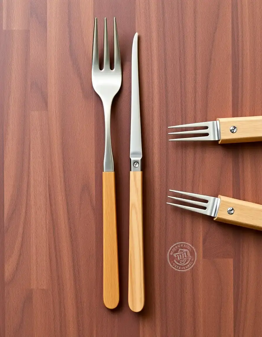 Set de fourchettes à longues dents pour tester la cuisson