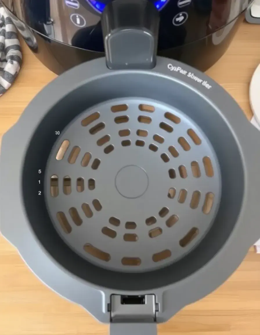 Panier anti-adhésif pour friteuse à air chaud