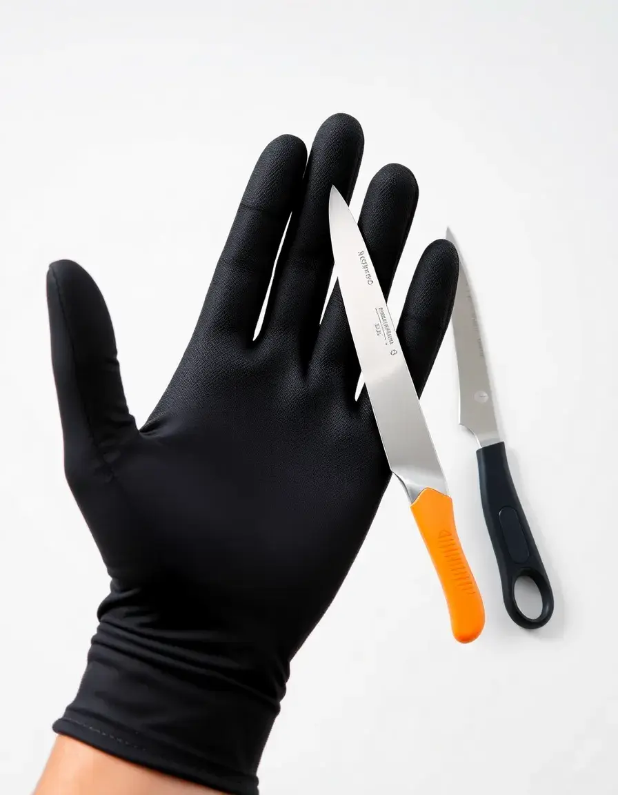 Gants de protection résistants aux coupures pour la découpe des légumes