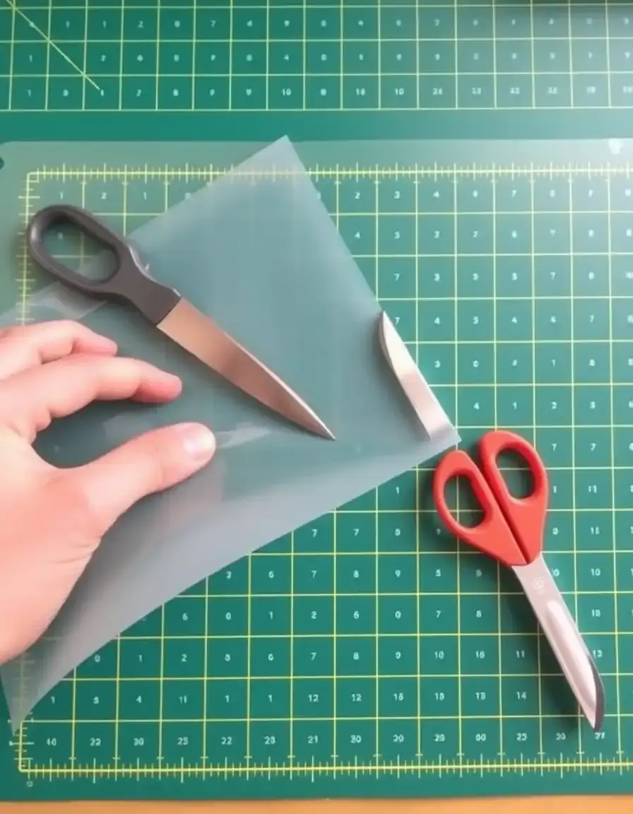 Ensemble de tapis de découpe flexibles en plastique
