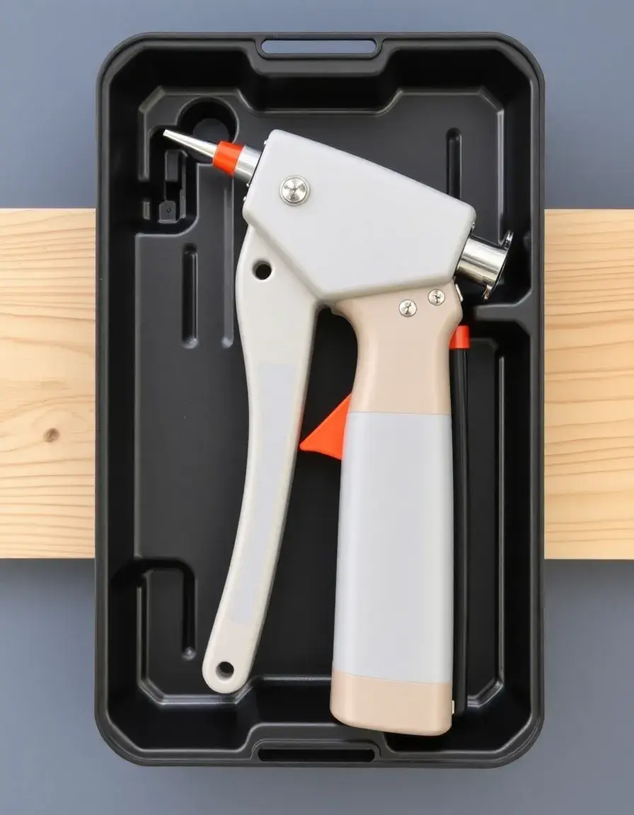 Pistolet à calfeutrer pour joint silicone de cuisine