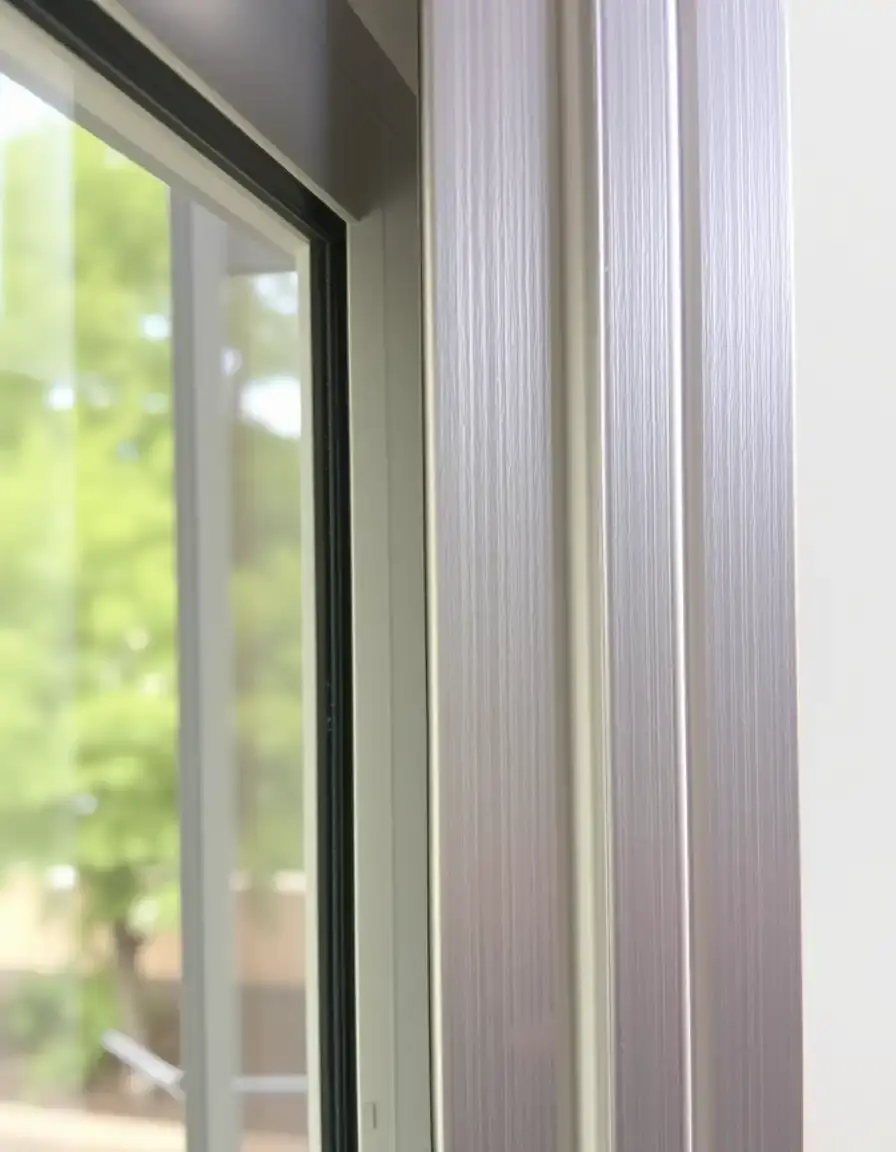 Profilé en aluminium pour finition de crédence