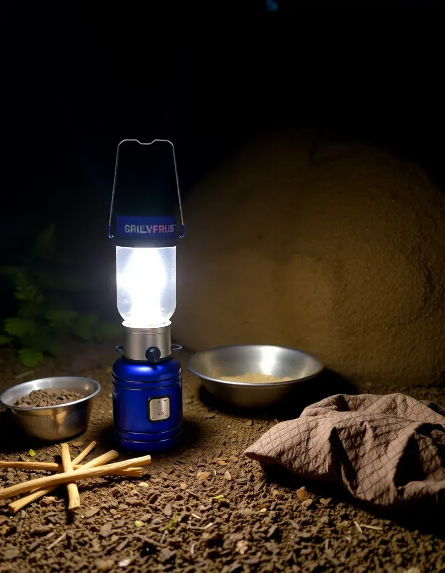 Lanterne LED vintage pour éclairage d'ambiance de terrasse