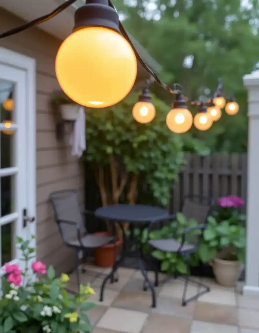 Guirlande solaire d'extérieur pour ambiance patio