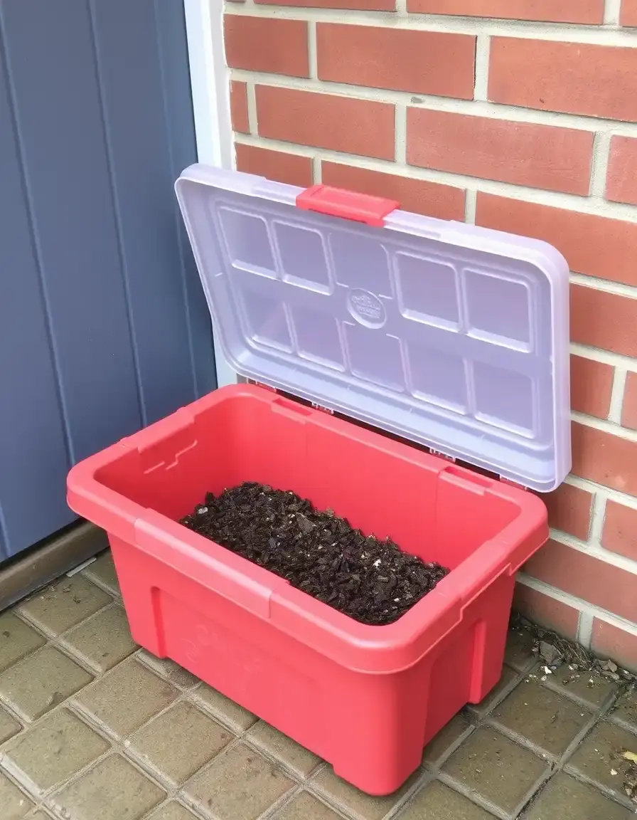 Boîte de rangement étanche pour extérieur