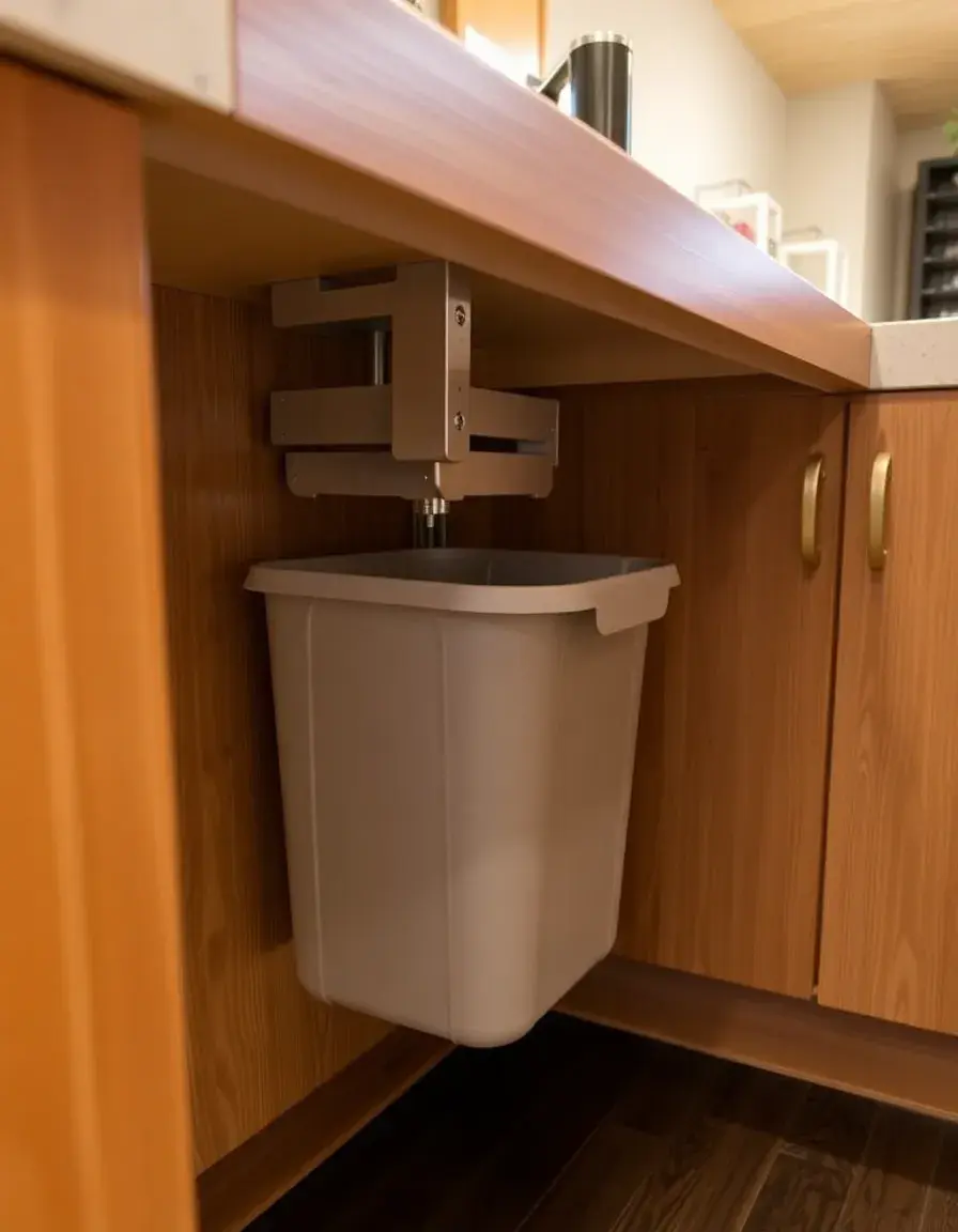Poubelle encastrable sous évier pour caisson cuisine
