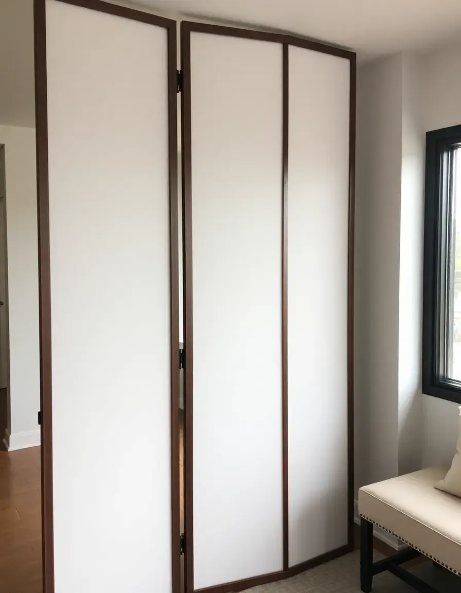 Paravent élégant pour séparer la cuisine du salon
