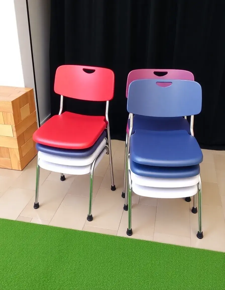 Chaises empilables design pour studio