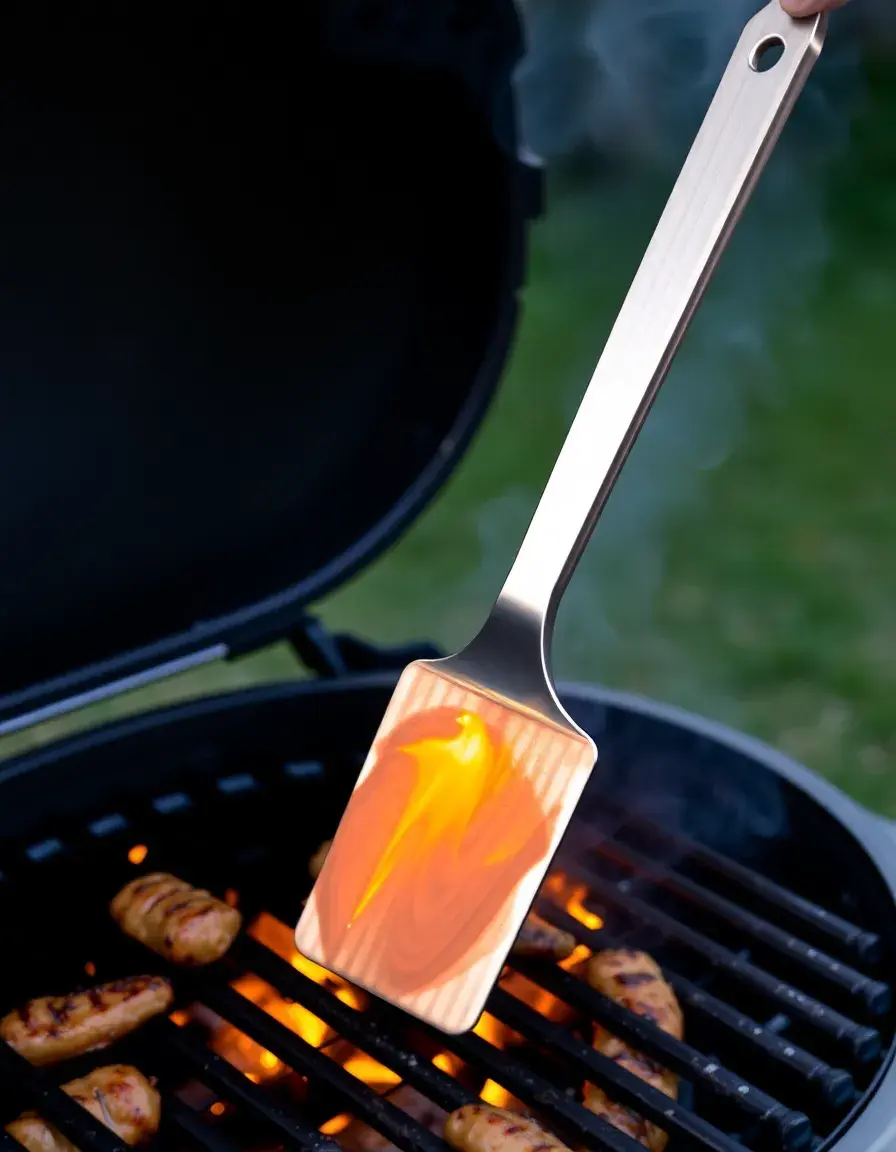 Spatule barbecue longue en inox