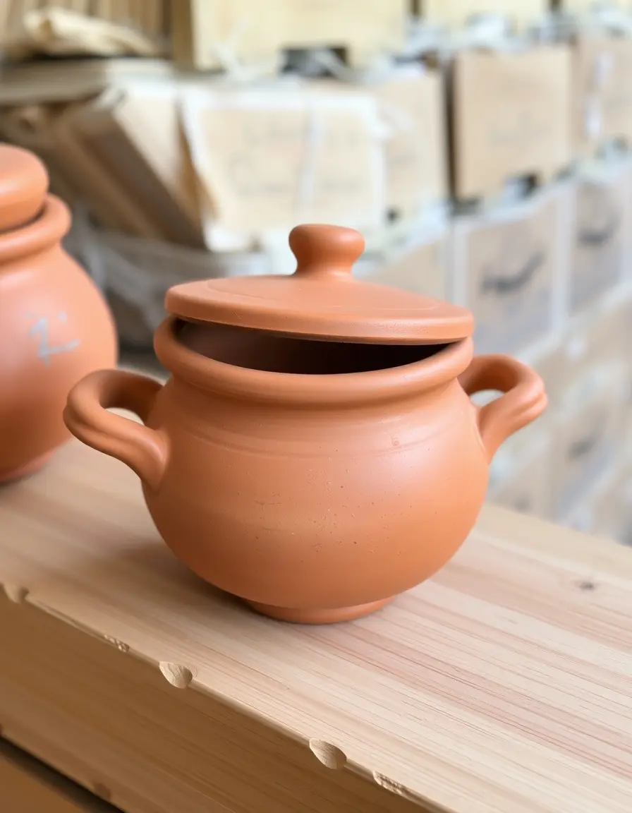 Terracotta Pot : petite marmite en terre cuite pour cuisine traditionnelle
