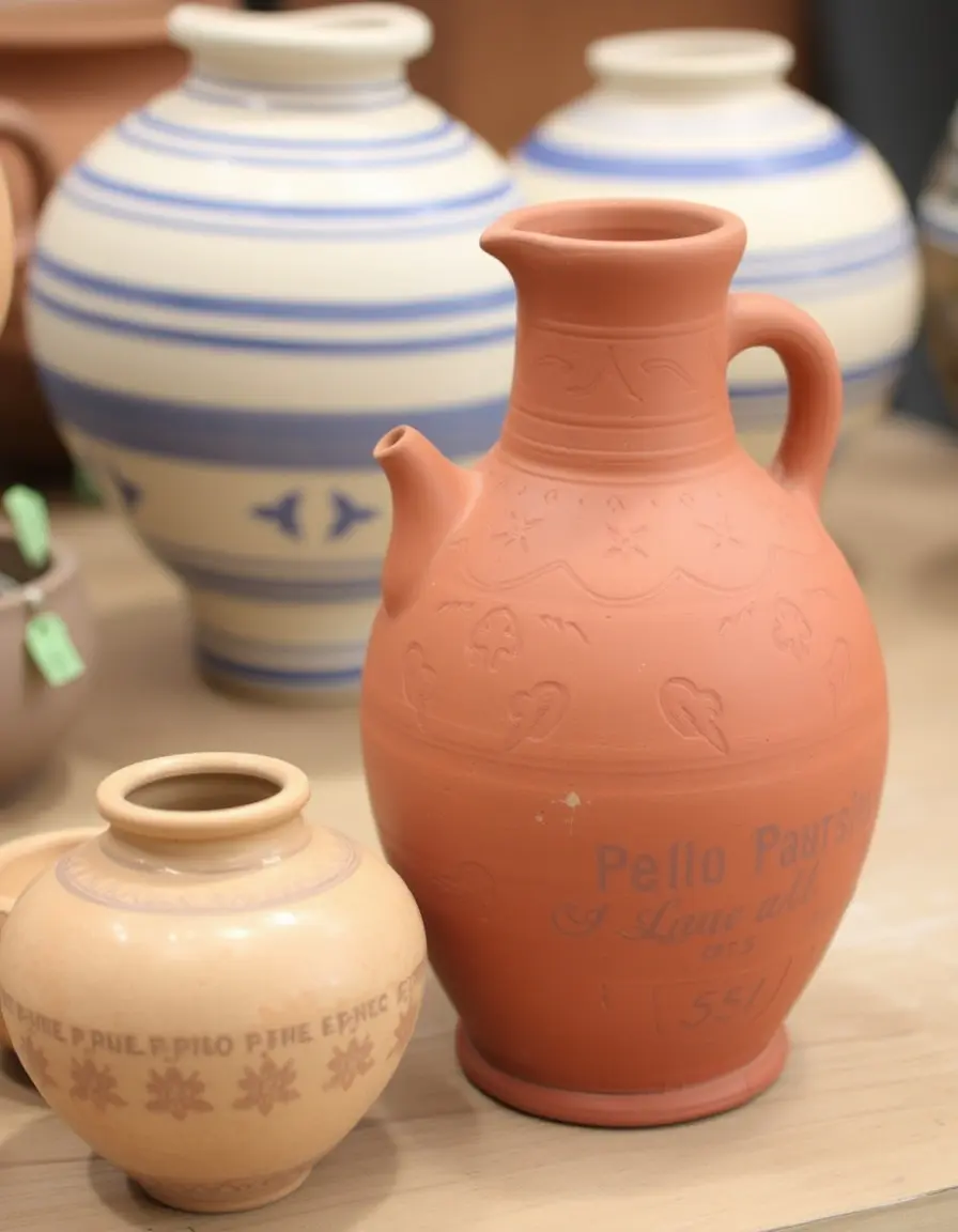 Terracotta Jug : pichet d'eau en terre cuite pour garder les boissons fraîches