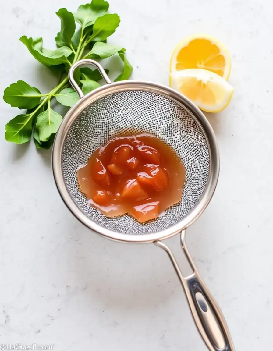 Passoire à Pho en maille fine avec manche long