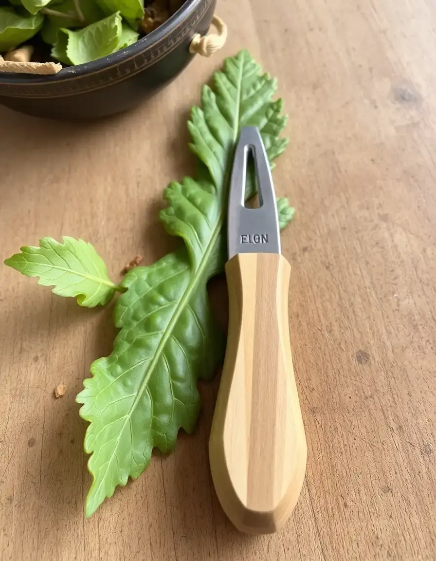 Outil Leaf Stripper pour séparer les feuilles de blettes