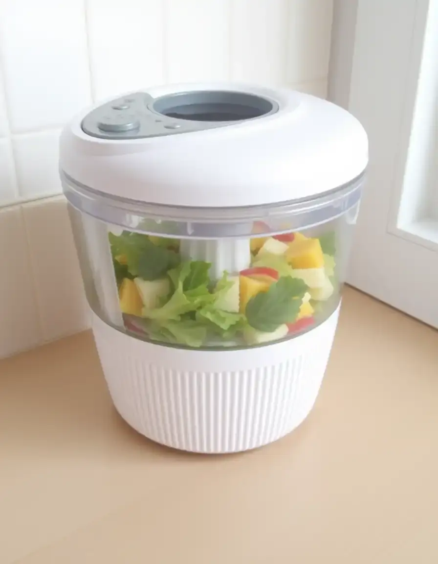 Essoreuse à salade compacte pour nettoyer les blettes