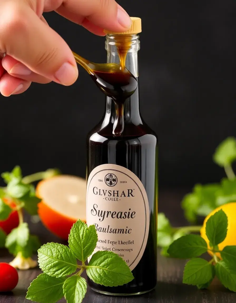 Bouteille souple pour vinaigre balsamique ou sauces