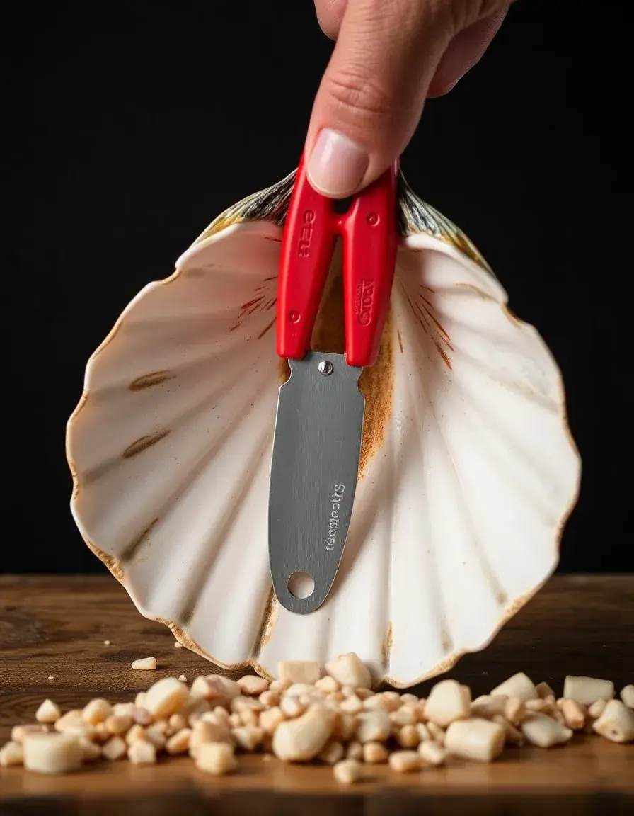 Outil pour ouvrir les coquillages et fruits de mer