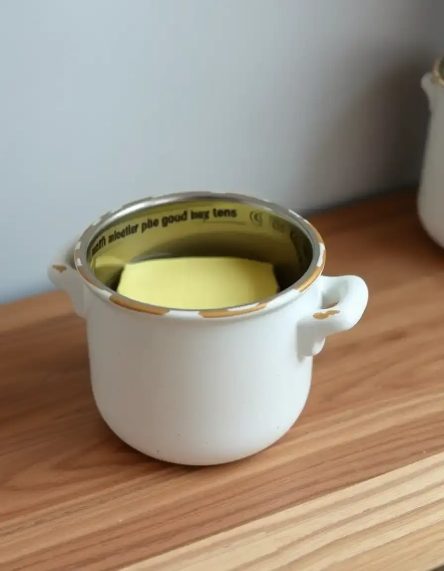 Petit pot pour faire fondre le beurre