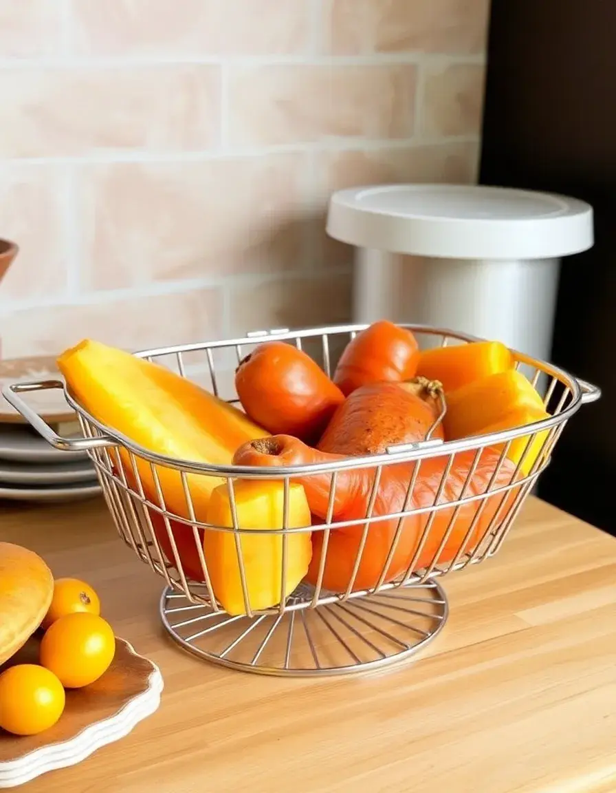 Panier de rôtissage métallique pour four