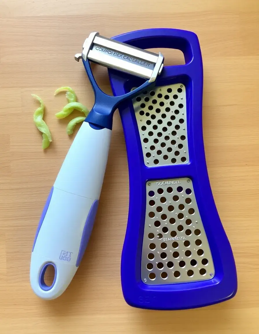 Eplucheur et râpe combo pour légumes