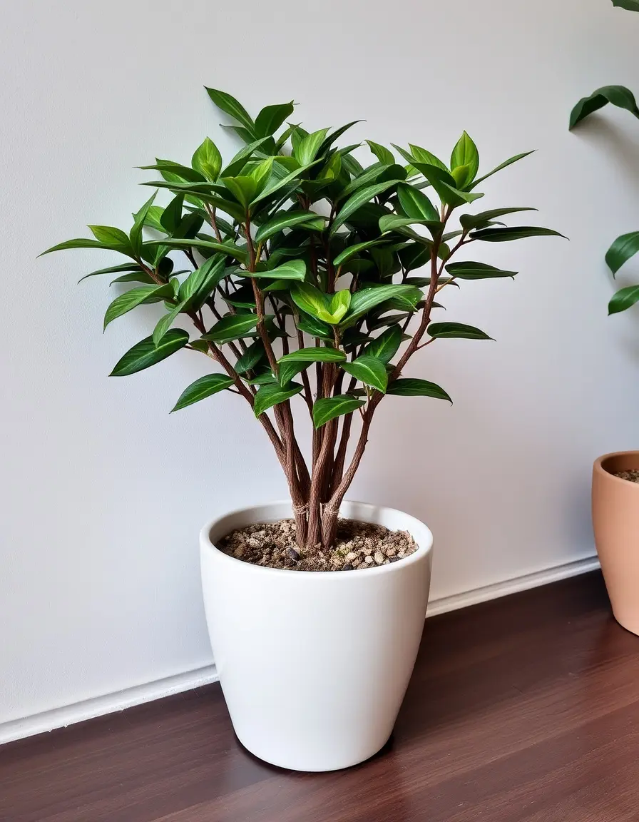 Plante artificielle en pot deco idee cuisine
