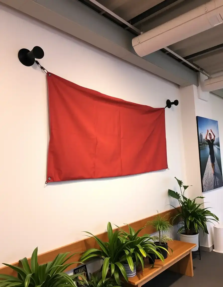Bannière en tissu décorative pour mur de cuisine