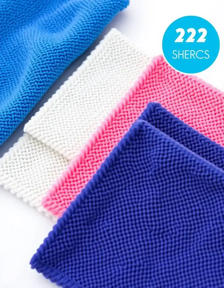Chiffons en microfibre haute qualité pour nettoyage cuisine