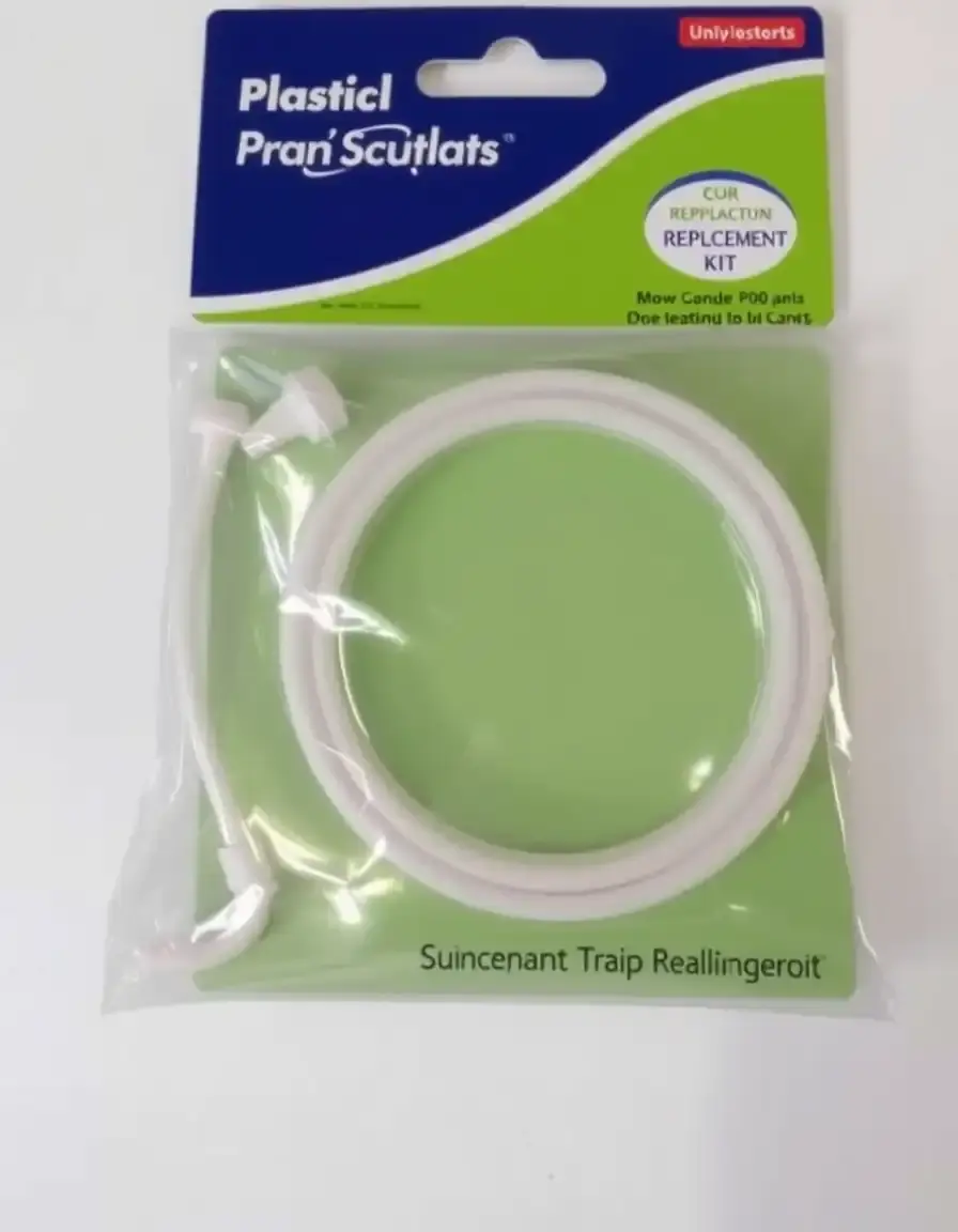 Kit de remplacement de siphon en plastique pour évier