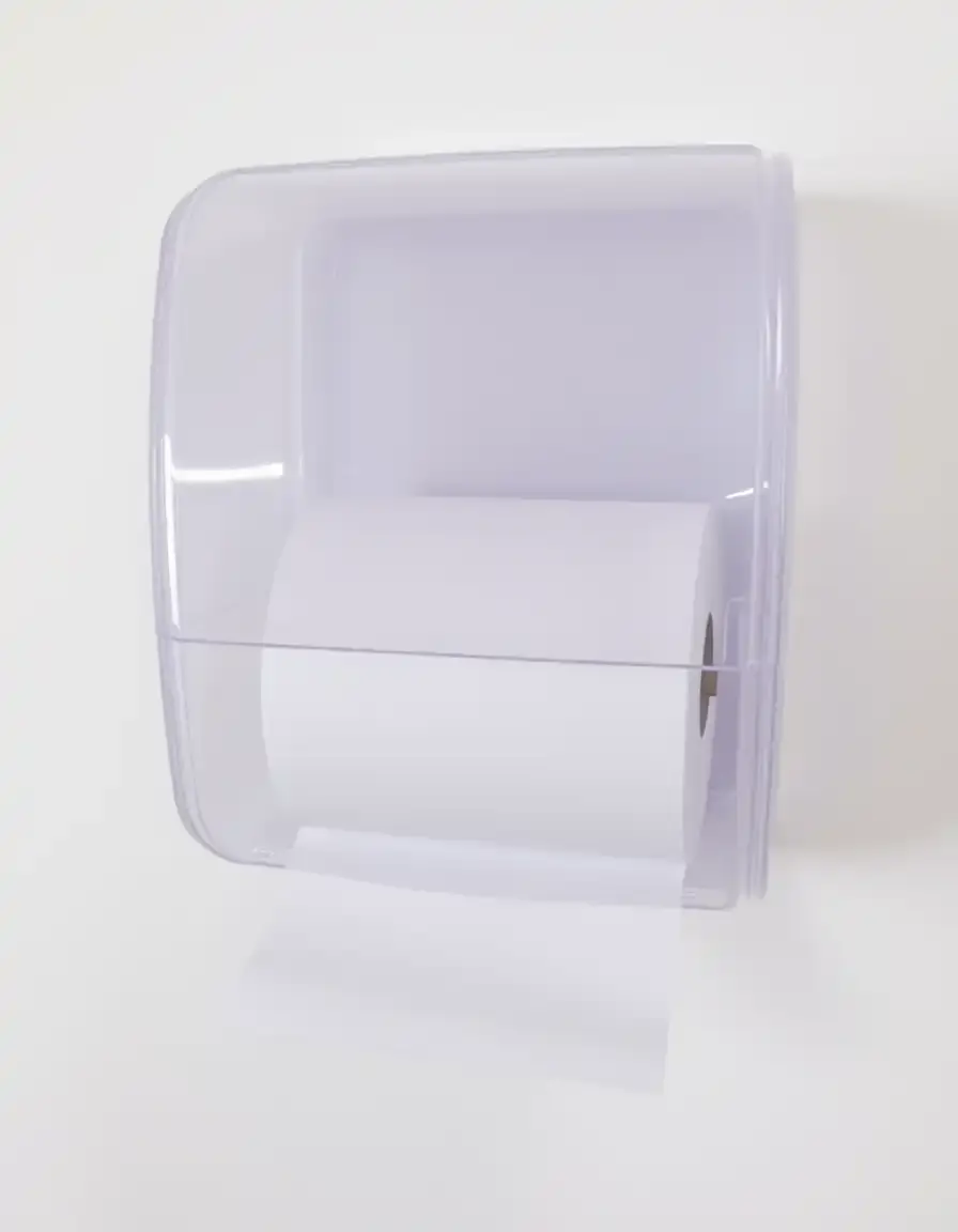 Distributeur de papier essuie-tout mural en plastique robuste
