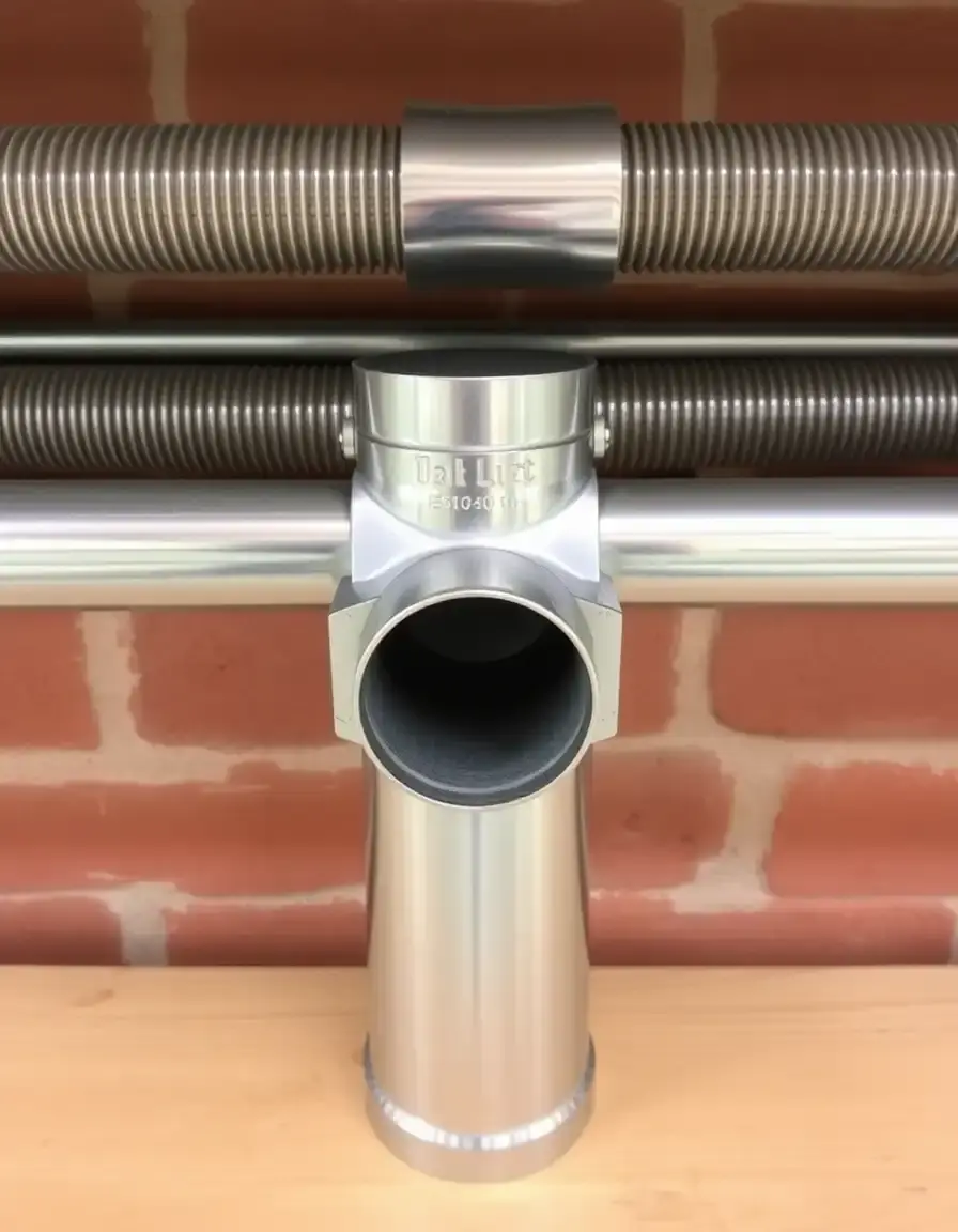 Rallonge de conduit de hotte en métal
