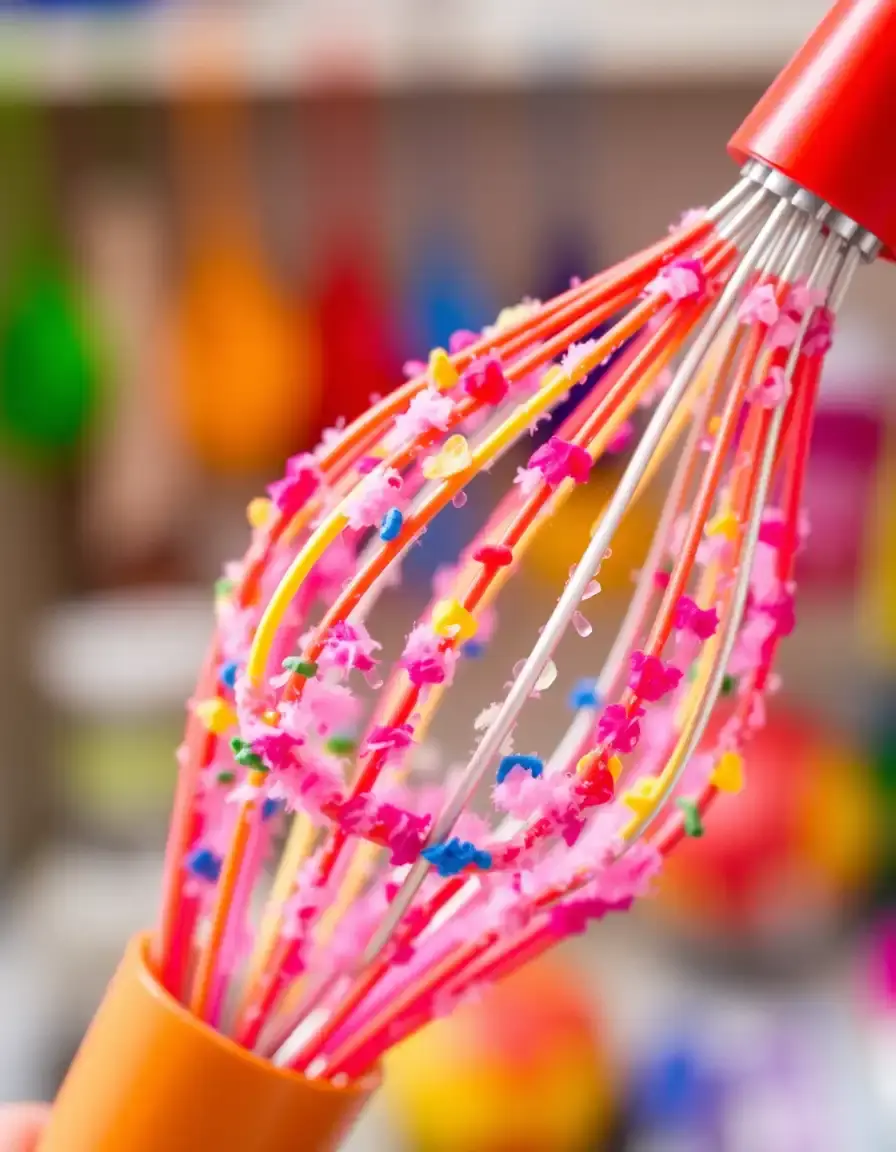 Fouet coloré pour kit cuisine enfant