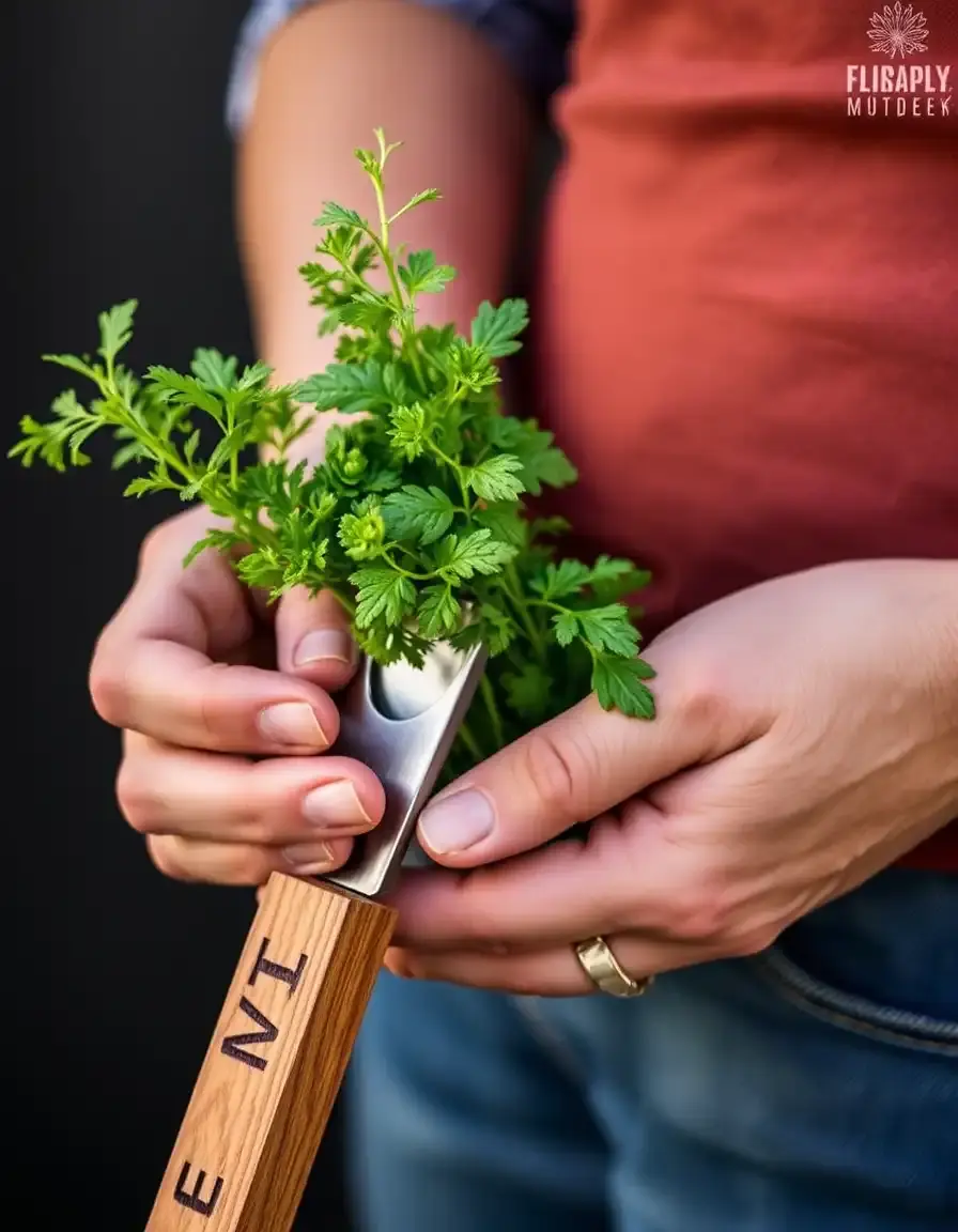 Clip de conservation pour herbes fraîches