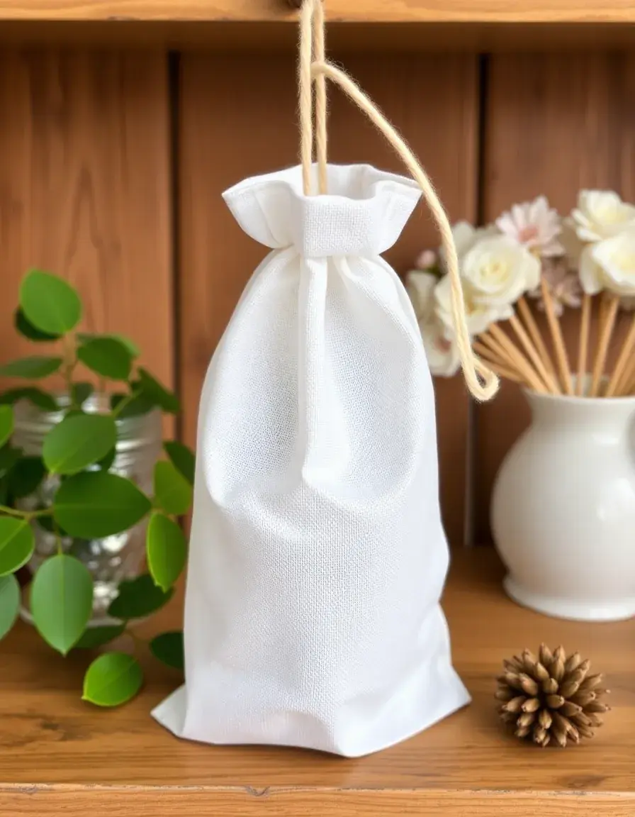Sachet infuseur en mousseline pour herbes aromatiques