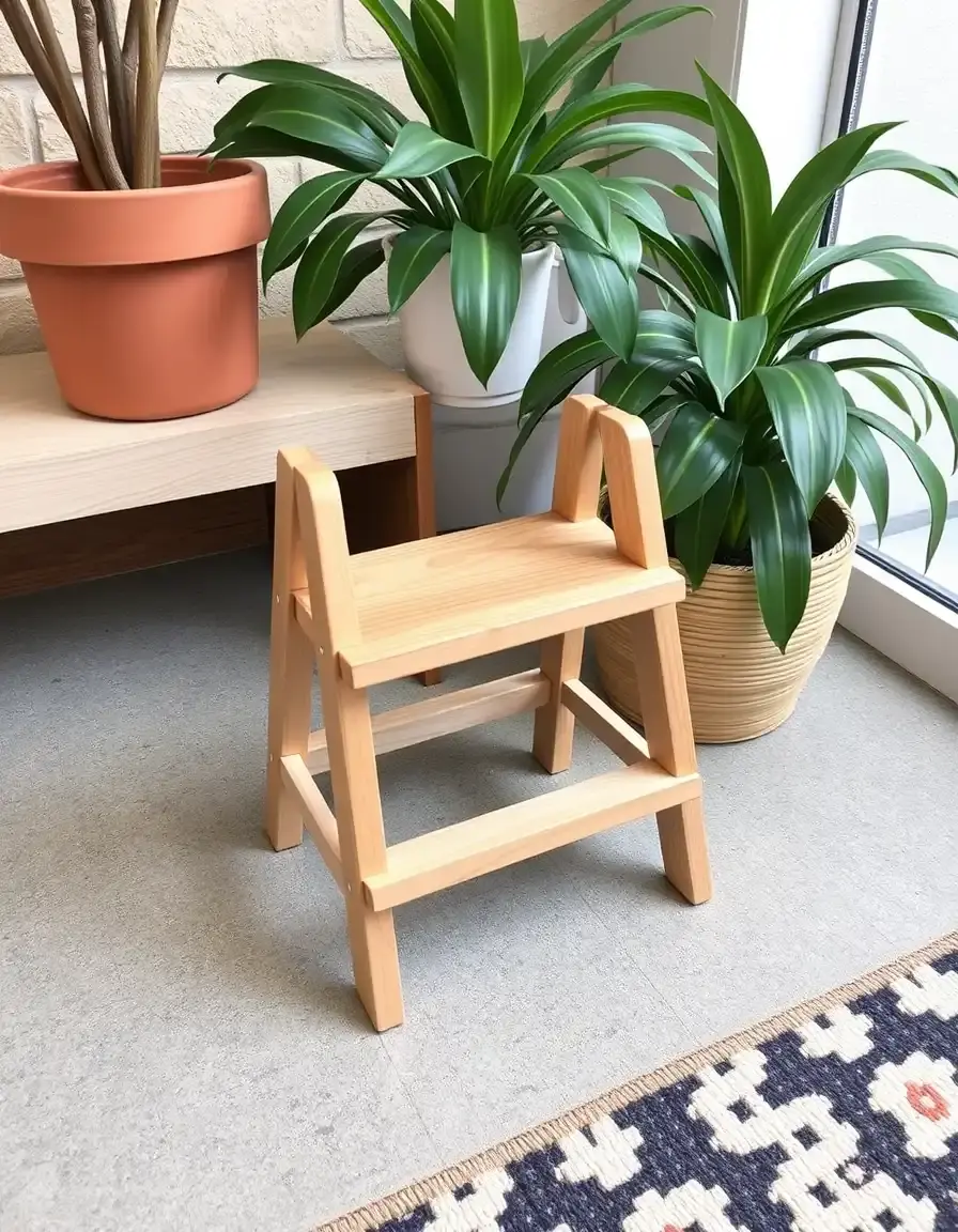 Mini ladder step stool cuisine