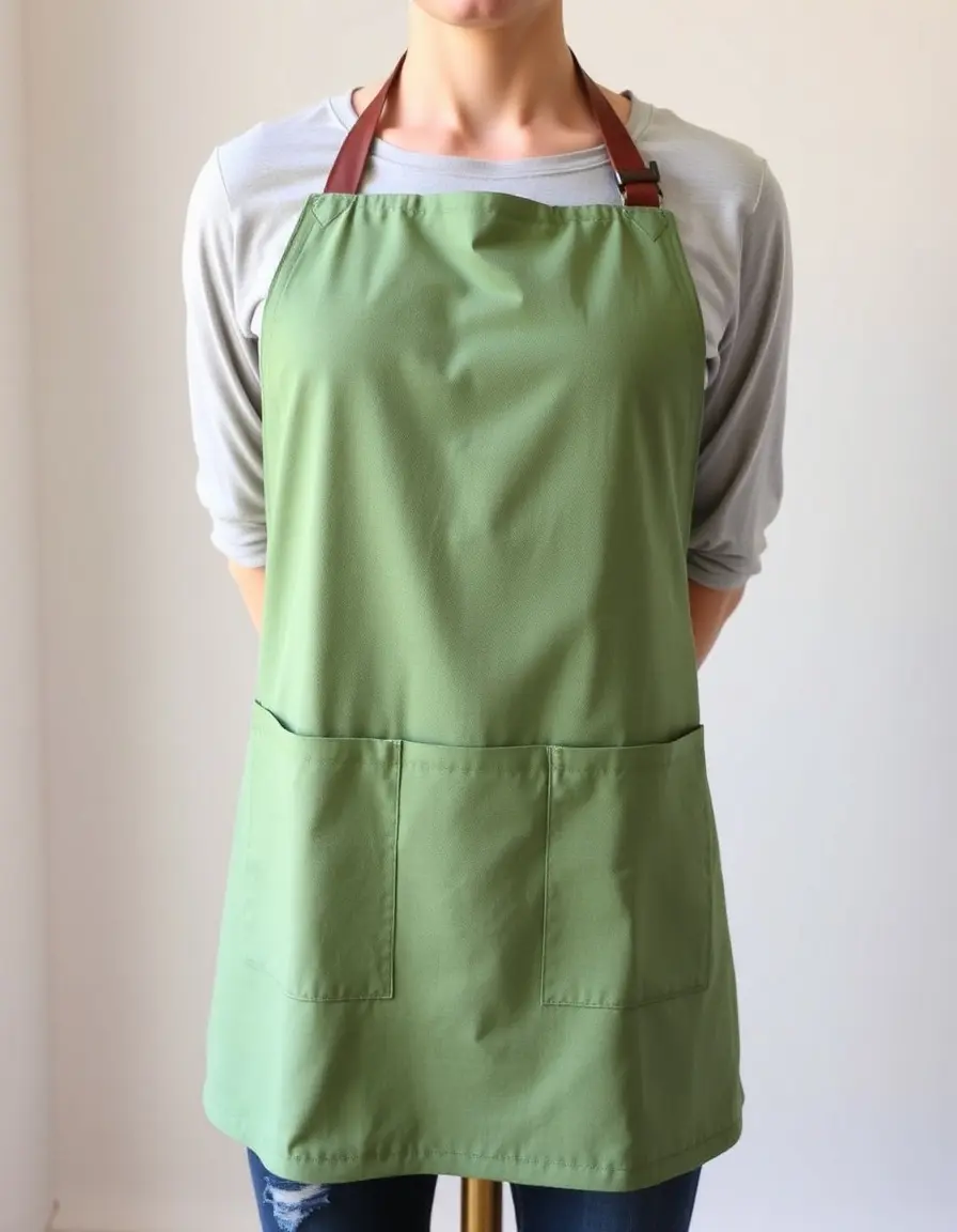 Tablier de chef avec poches réglable pour commis de cuisine