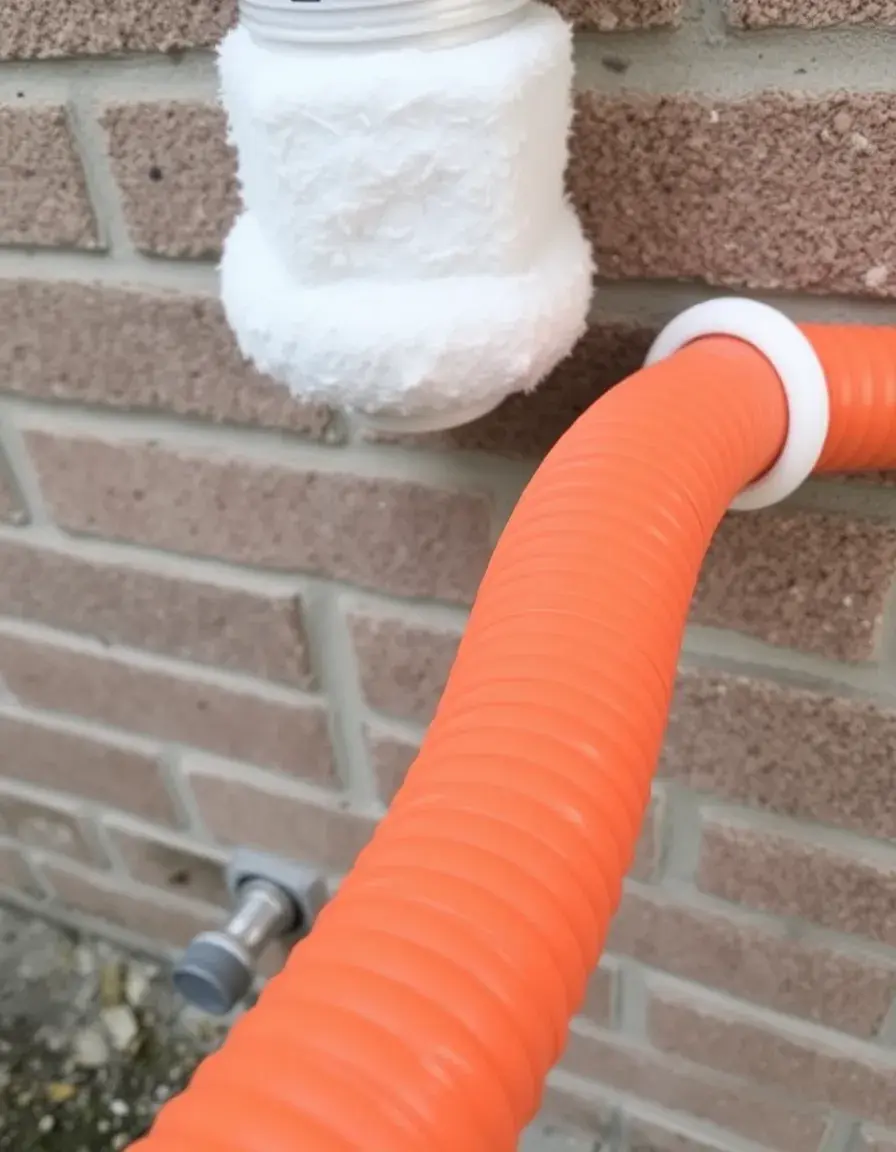 Isolation en mousse pour tuyaux de meuble d'évier cuisine