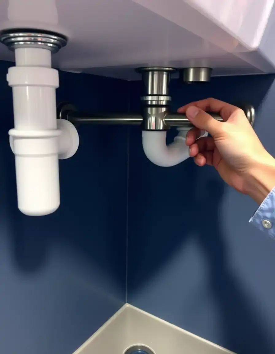 Barre extensible pour meubles sous éviers cuisine