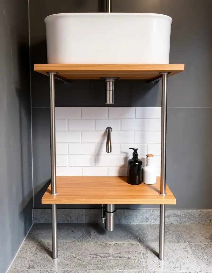 Étagère à niveaux modulable pour sous évier