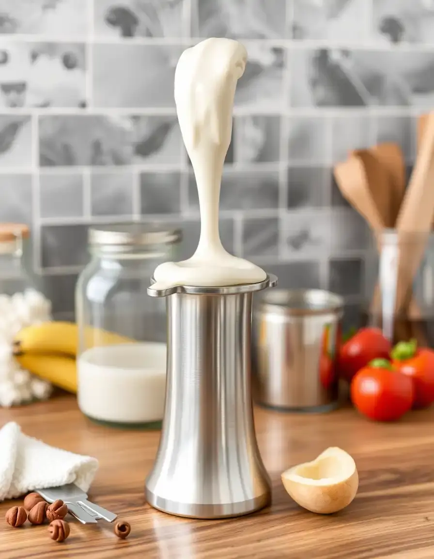 Siphon de cuisine professionnel pour mousses et chantilly