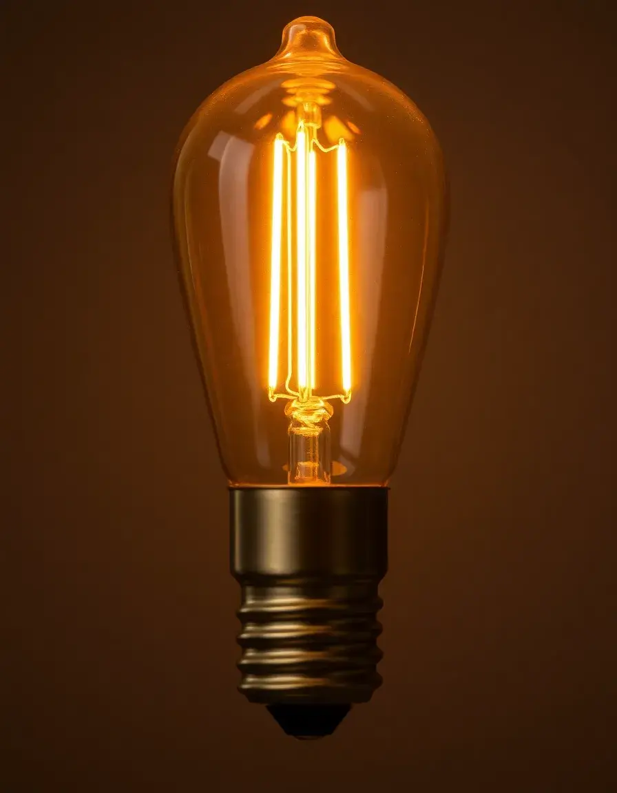 Ampoule LED filament style pour lustre cuisine