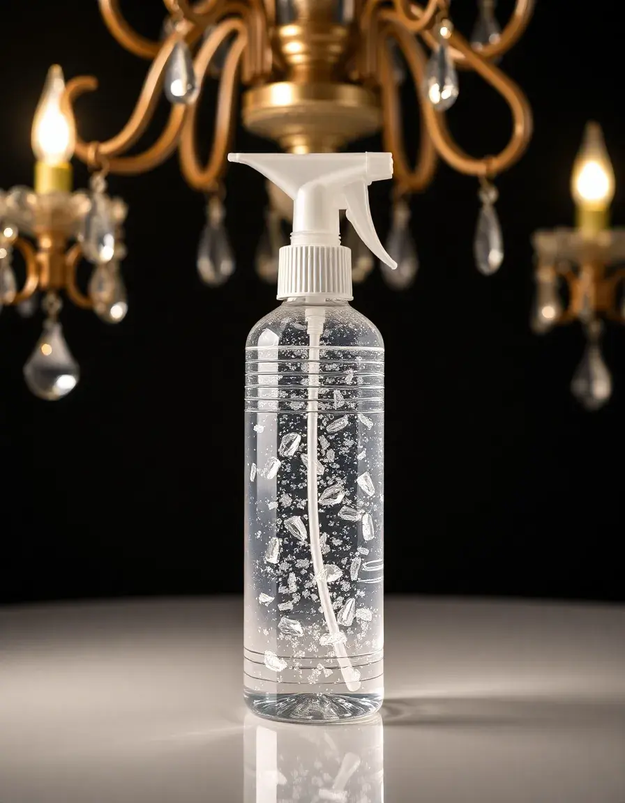 Spray nettoyant pour cristaux de lustre cuisine