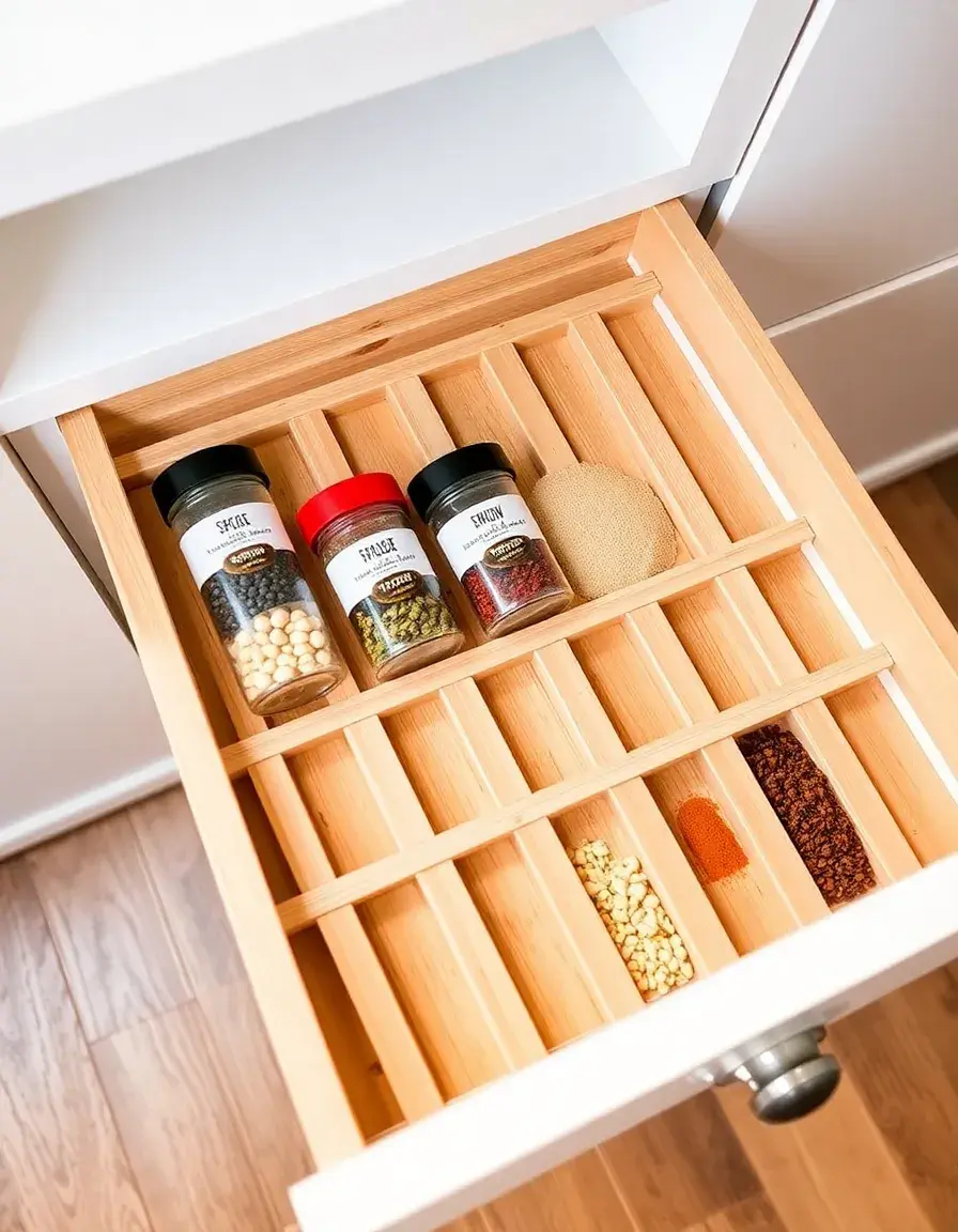 Spice Rack Insert en bambou