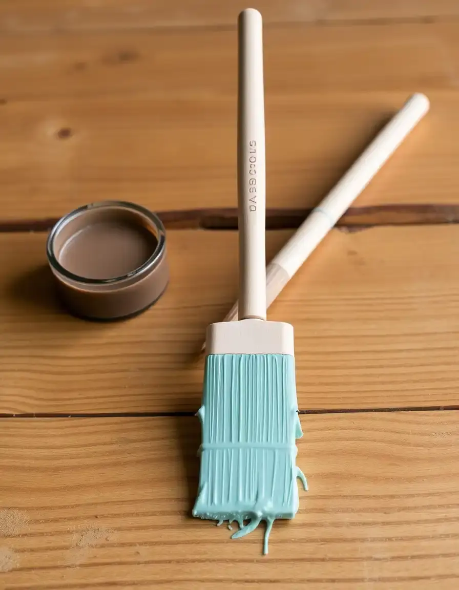 Bâton mélangeur en bois pour peinture