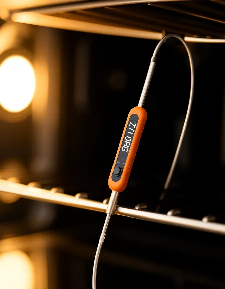 Thermomètre de four digital avec sonde haute précision
