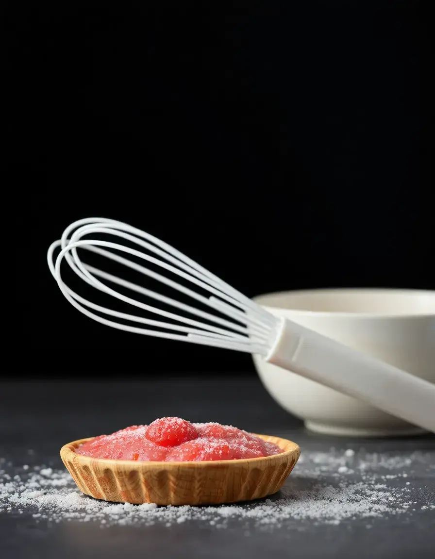 Fouet en silicone blanc résistant à la chaleur pour cuisine blanche